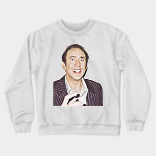 Crazy Nic Cage Crewneck Sweatshirt